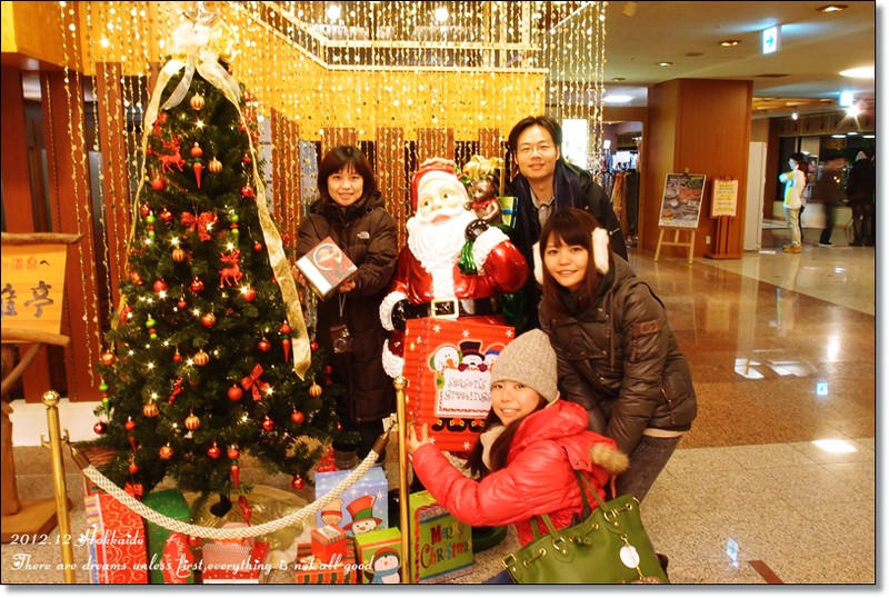 【白色聖誕節之北海道】登別溫泉-雅亭PARK♥登別商店街
