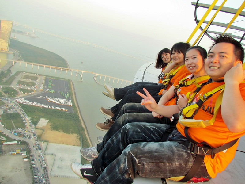 【2011澳門3天2夜】澳門旅遊塔 空中漫步 skywalk x