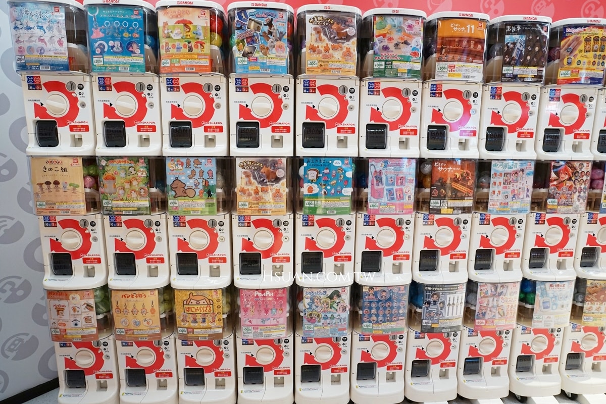 ｜桃園桃知道GELEVEN PLAZA｜日本萬代扭蛋台灣一號店♥海外最大的官方店插旗台灣！
