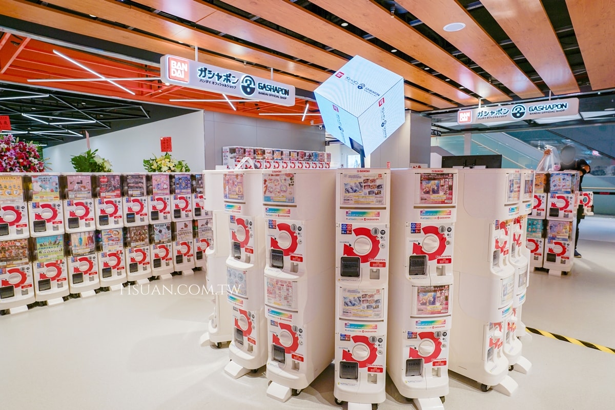 ｜桃園桃知道GELEVEN PLAZA｜日本萬代扭蛋台灣一號店♥海外最大的官方店插旗台灣！