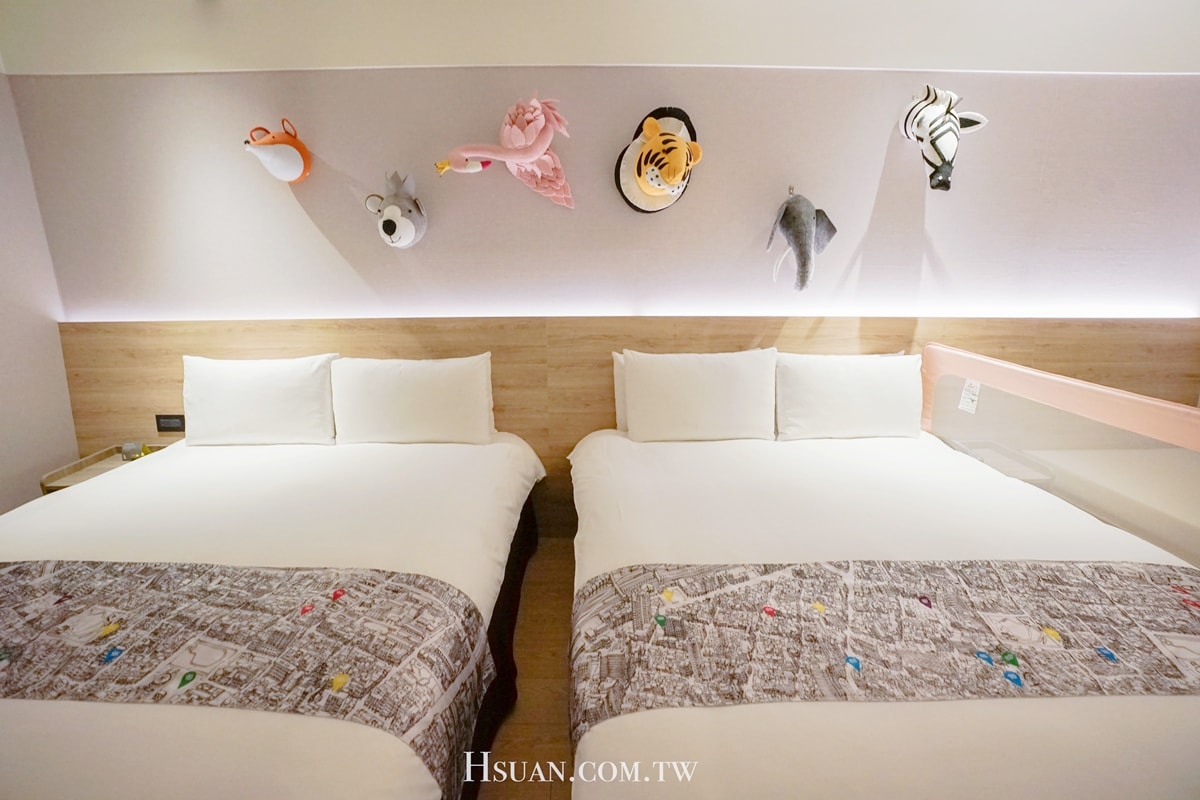 ｜嘉義親子飯店｜鉅陞嘉義亮點旅店♥溜滑梯親子房/嘉義火車站住宿推薦