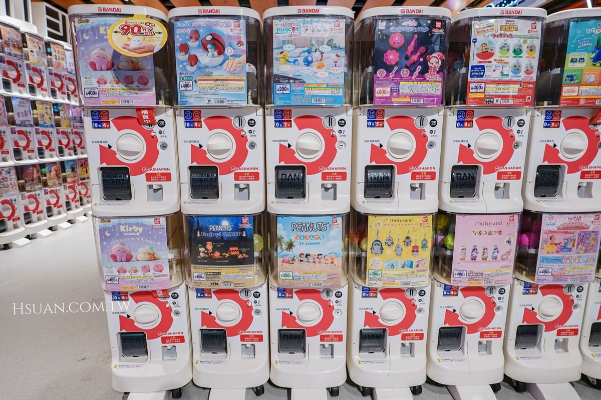 ｜桃園桃知道GELEVEN PLAZA｜日本萬代扭蛋台灣一號店♥海外最大的官方店插旗台灣！