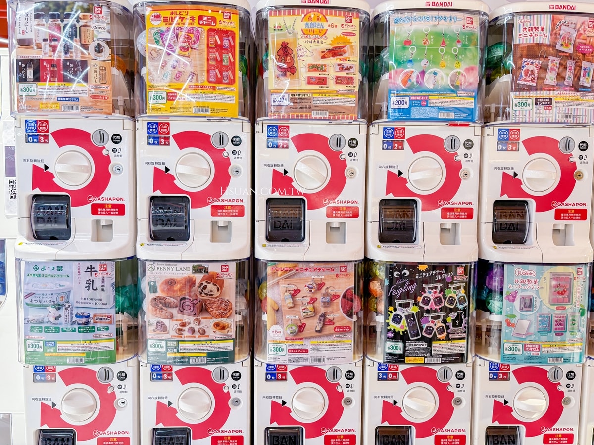 ｜桃園桃知道GELEVEN PLAZA｜日本萬代扭蛋台灣一號店♥海外最大的官方店插旗台灣！