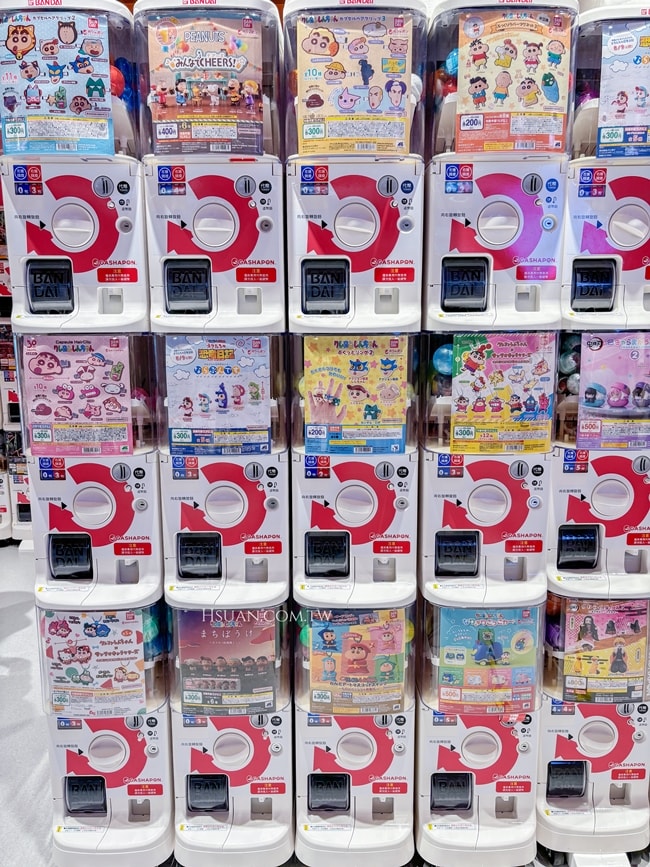 ｜桃園桃知道GELEVEN PLAZA｜日本萬代扭蛋台灣一號店♥海外最大的官方店插旗台灣！