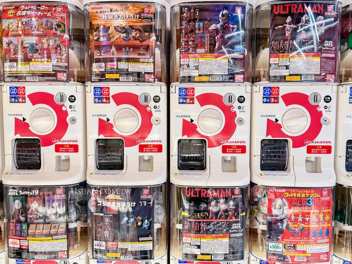 ｜桃園桃知道GELEVEN PLAZA｜日本萬代扭蛋台灣一號店♥海外最大的官方店插旗台灣！