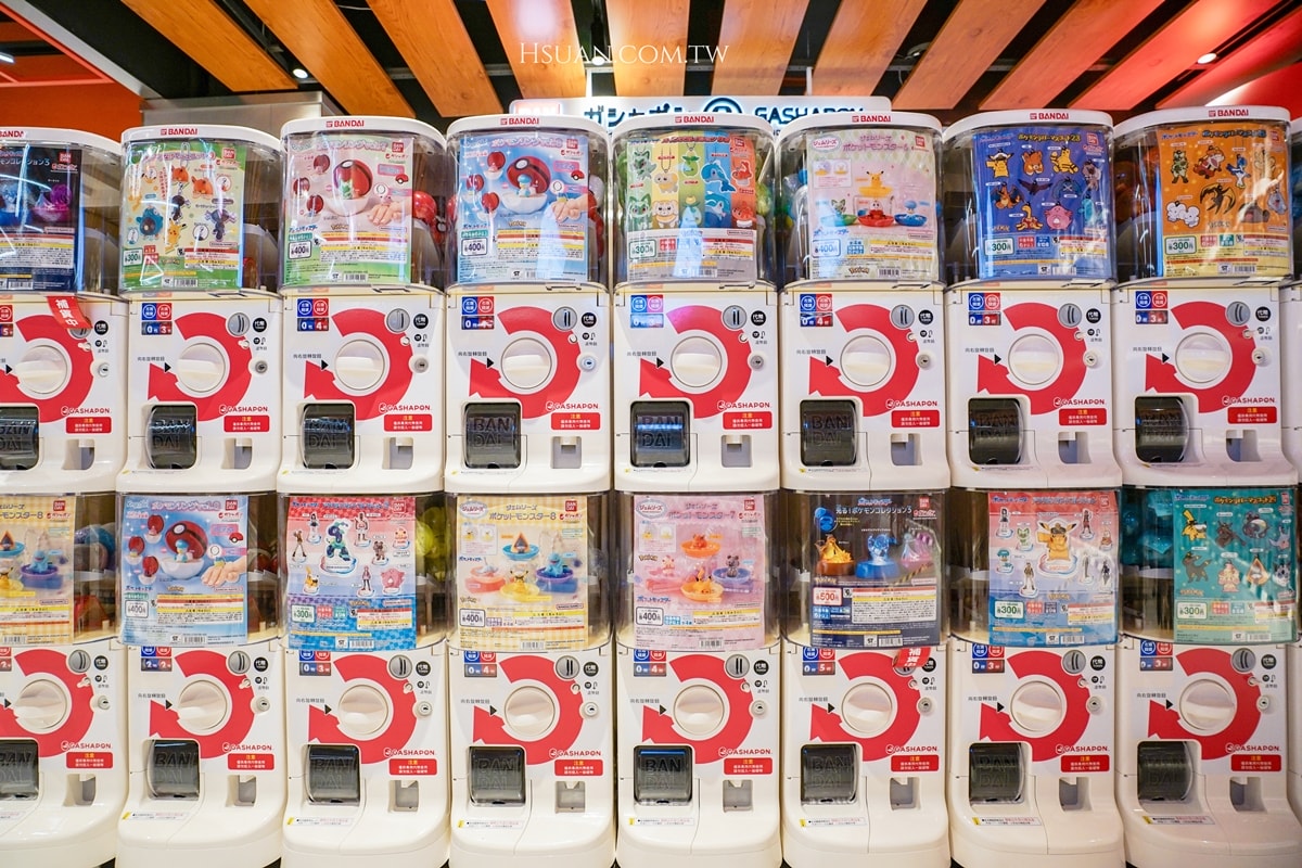 ｜桃園桃知道GELEVEN PLAZA｜日本萬代扭蛋台灣一號店♥海外最大的官方店插旗台灣！
