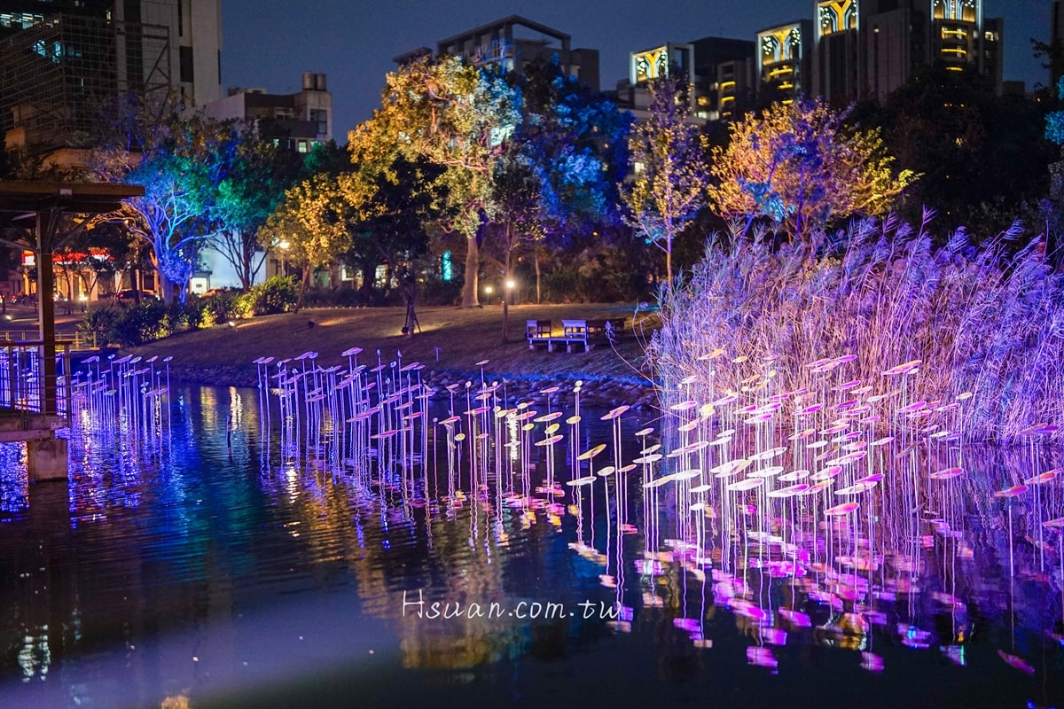｜新竹景點｜2024竹北東興圳光藝節♥展期2024/12/20~2025/02/16