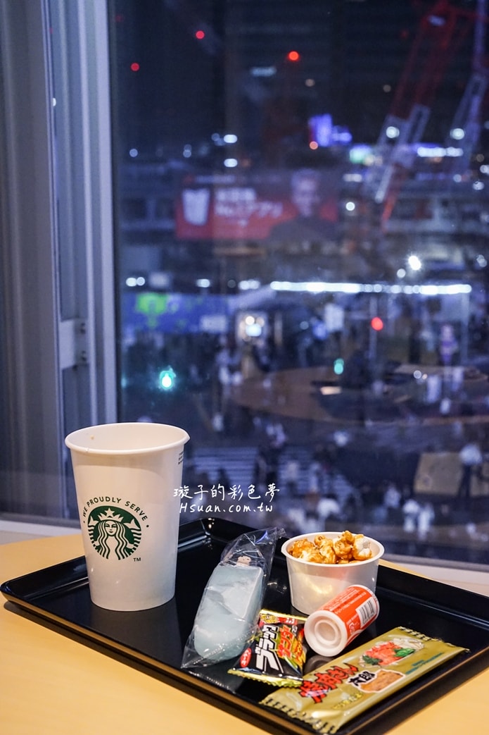 ｜日本東京自由行｜SHARE LOUNGE咖啡廳共享休息空間♥澀谷十字路口最佳拍攝點/餅乾、零食、飲料、咖啡吃到飽