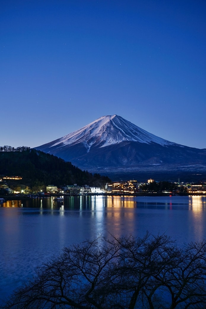 日本河口湖住宿推薦｜風之飯店KUKUNA♥房間就能看到富士山的湖景飯店/逆富士飯店