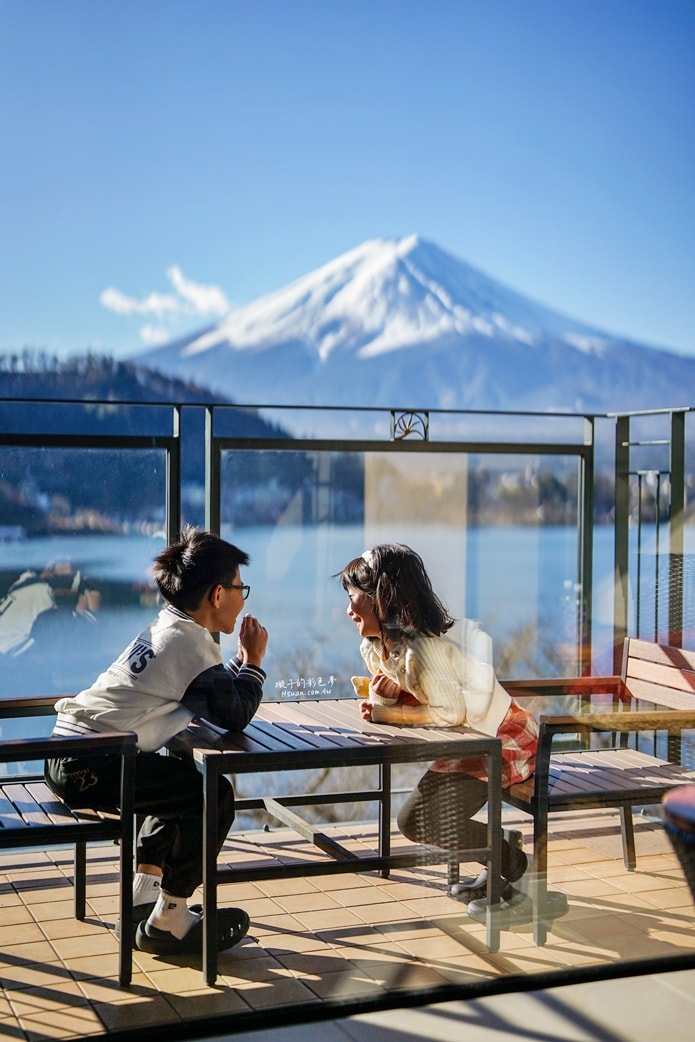 日本河口湖住宿推薦｜風之飯店KUKUNA♥房間就能看到富士山的湖景飯店/逆富士飯店