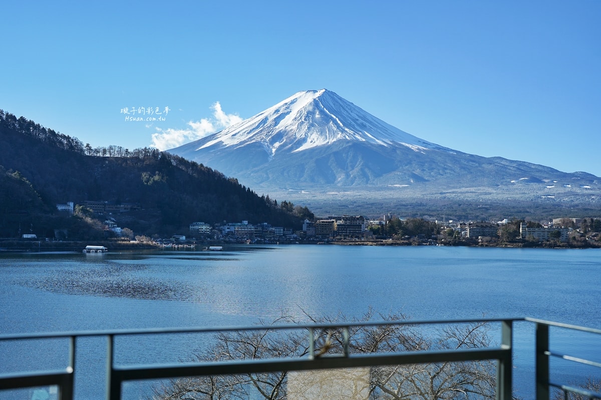 日本河口湖住宿推薦｜風之飯店KUKUNA♥房間就能看到富士山的湖景飯店/逆富士飯店
