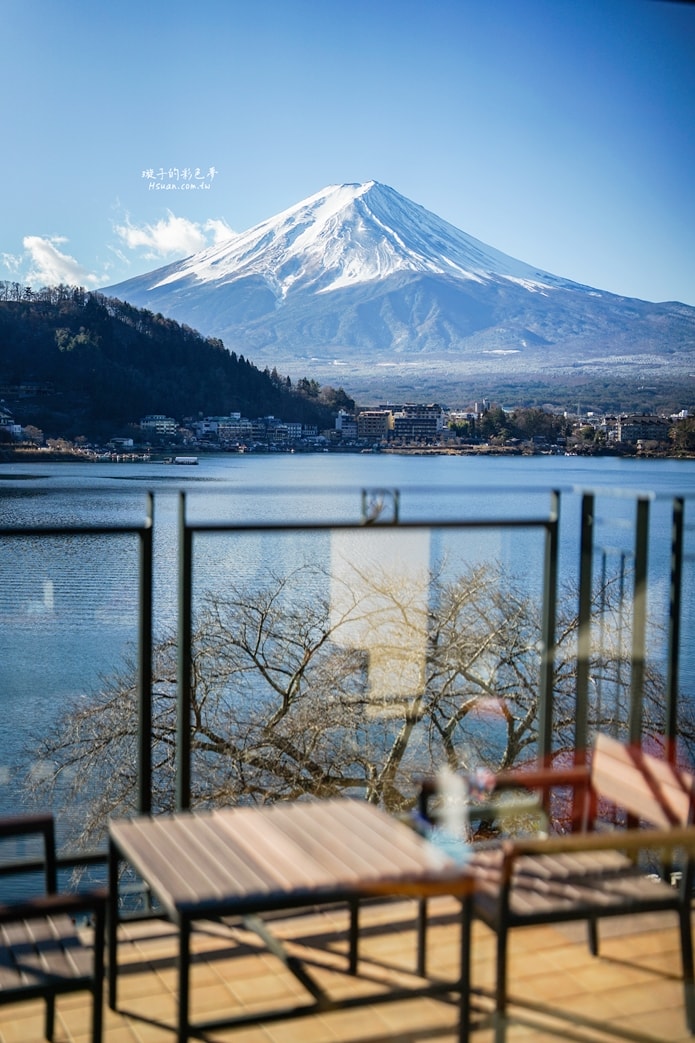 日本河口湖住宿推薦｜風之飯店KUKUNA♥房間就能看到富士山的湖景飯店/逆富士飯店