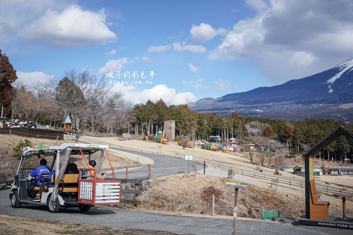 ｜日本河口湖親子景點｜馬飼野牧場♥欣賞富士山的絕佳景點/河口湖自由行/天空盪鞦韆/兒童遊戲場